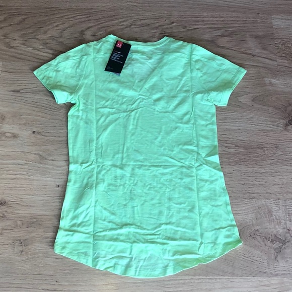 👟 UA Team Stadium S/S T-Shirt, Highlighter, S - Picture 2 of 5